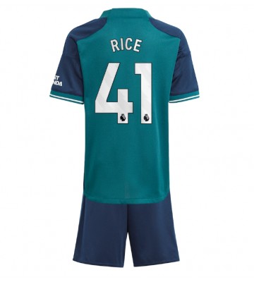 Arsenal Declan Rice #41 Replika Babytøj Tredje sæt Børn 2023-24 Kortærmet (+ Korte bukser)